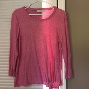 Lightweight sweater like quarter sleeve